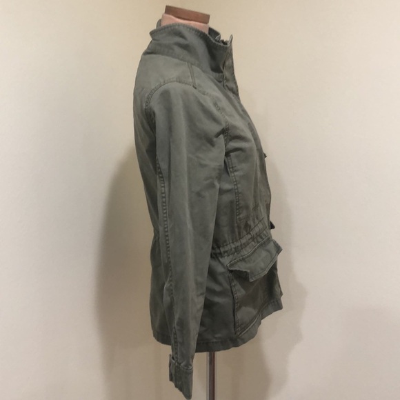 Madewell Fleet Military Jacket Size Small Olive Green Cotton - Picture 3 of 13